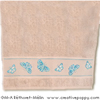 Butterflies - Hand towel, design by  Marie-Anne Réthôret-Mélin (zoom)